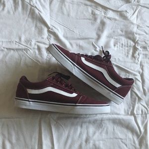 Dark Maroon vans